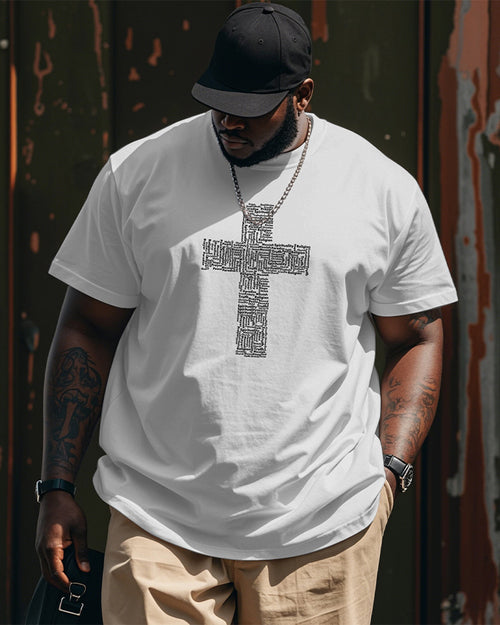 Big & Tall Graphic Graffiti Streetwear T-Shirt for big men