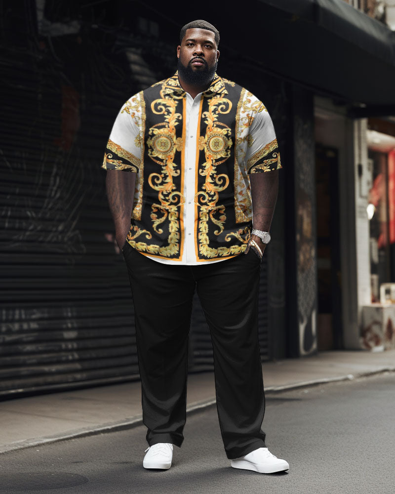 Big & Tall Patchwork Jeans for big men view 1