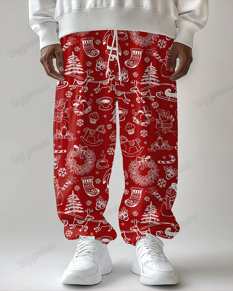 Big & Tall Graphic Pants for big men view 1