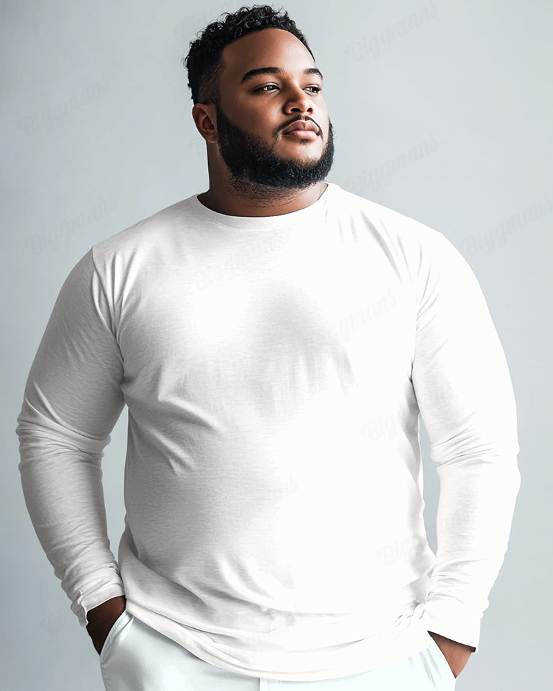 Big & Tall Solid Color T-Shirt for big men view 1