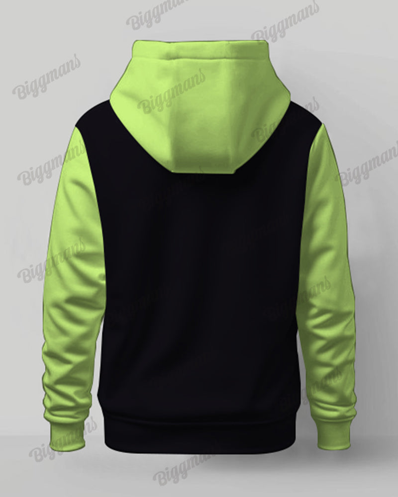 Big & Tall Colorblock Hoodie Sweatpants Set for big men view 3