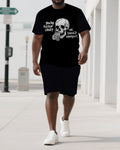 Big & Tall Skull Two-piece Set for big men view 1