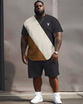 Big & Tall Streetwear Two-piece Set for big men view 2