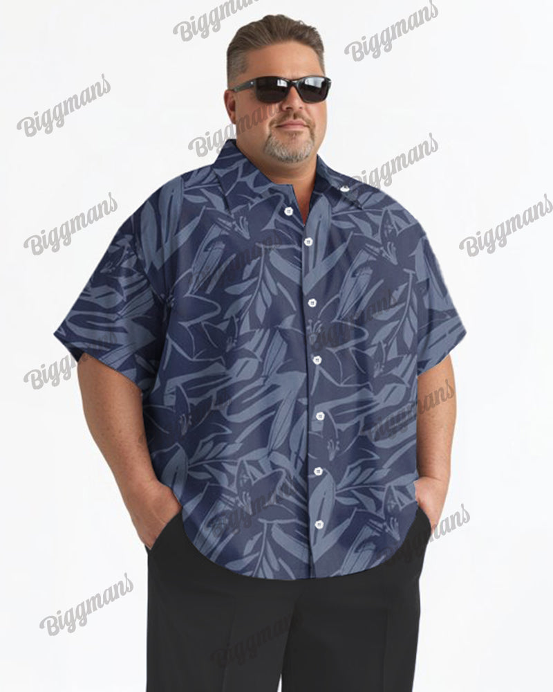 Big & Tall Graphic Short Sleeve Shirt for big men