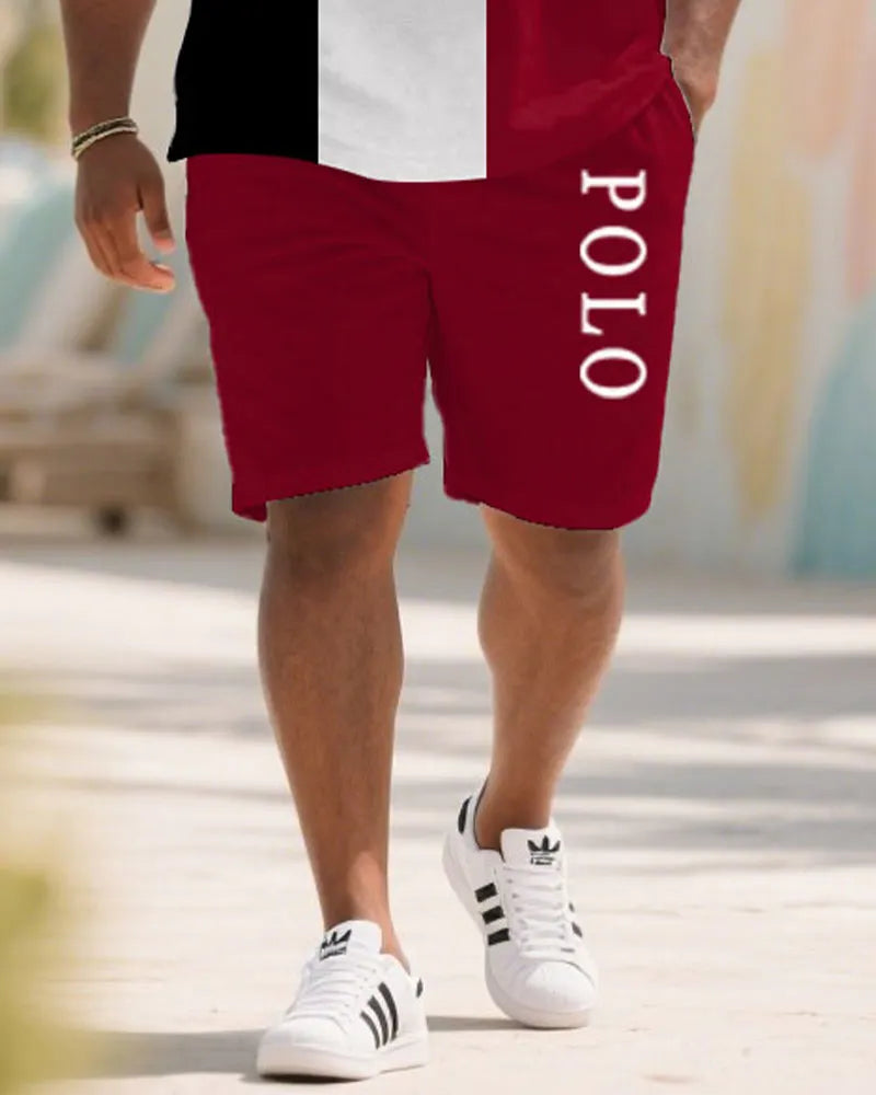 Big & Tall Black White Striped Jeans for big men view 3