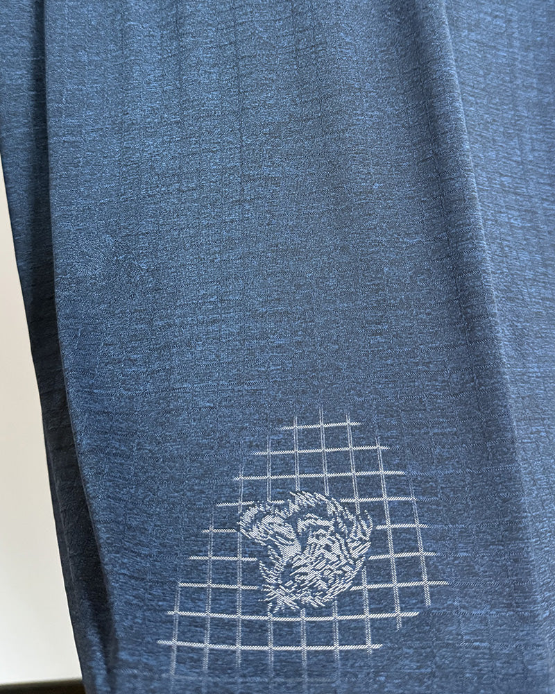 Big & Tall Blue Streetwear T-Shirt for big men view 3