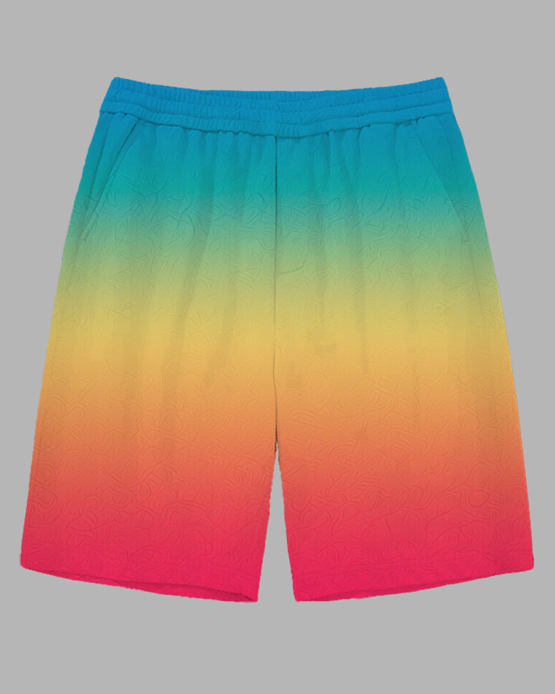 Big & Tall Gradient Shorts for big men