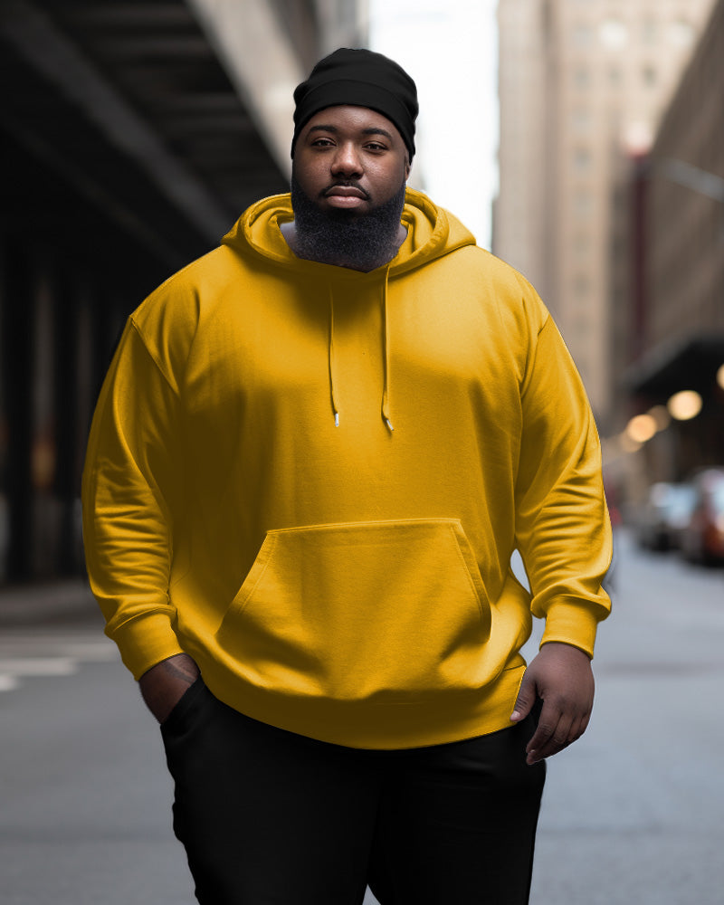 Big & Tall Solid Color Hoodie for big men view 10