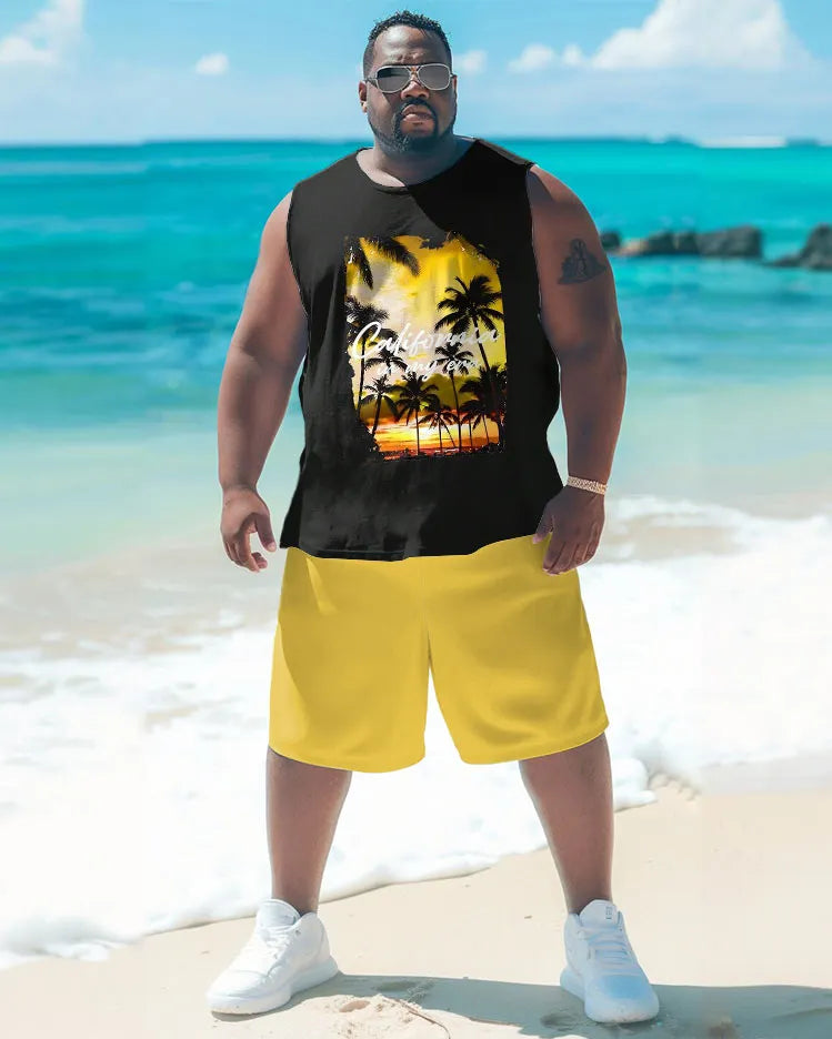 Big & Tall Graphic Tank Top for big men view 1