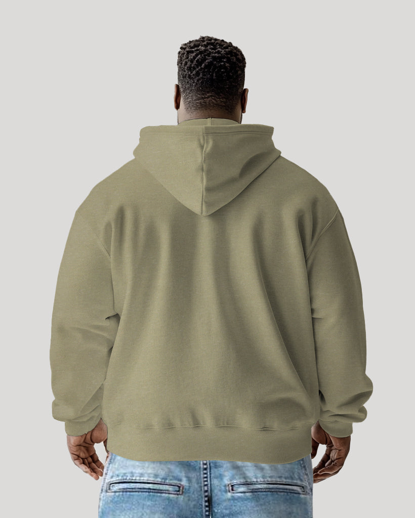 Big & Tall Athletic Streetwear Hoodie for big men view 2