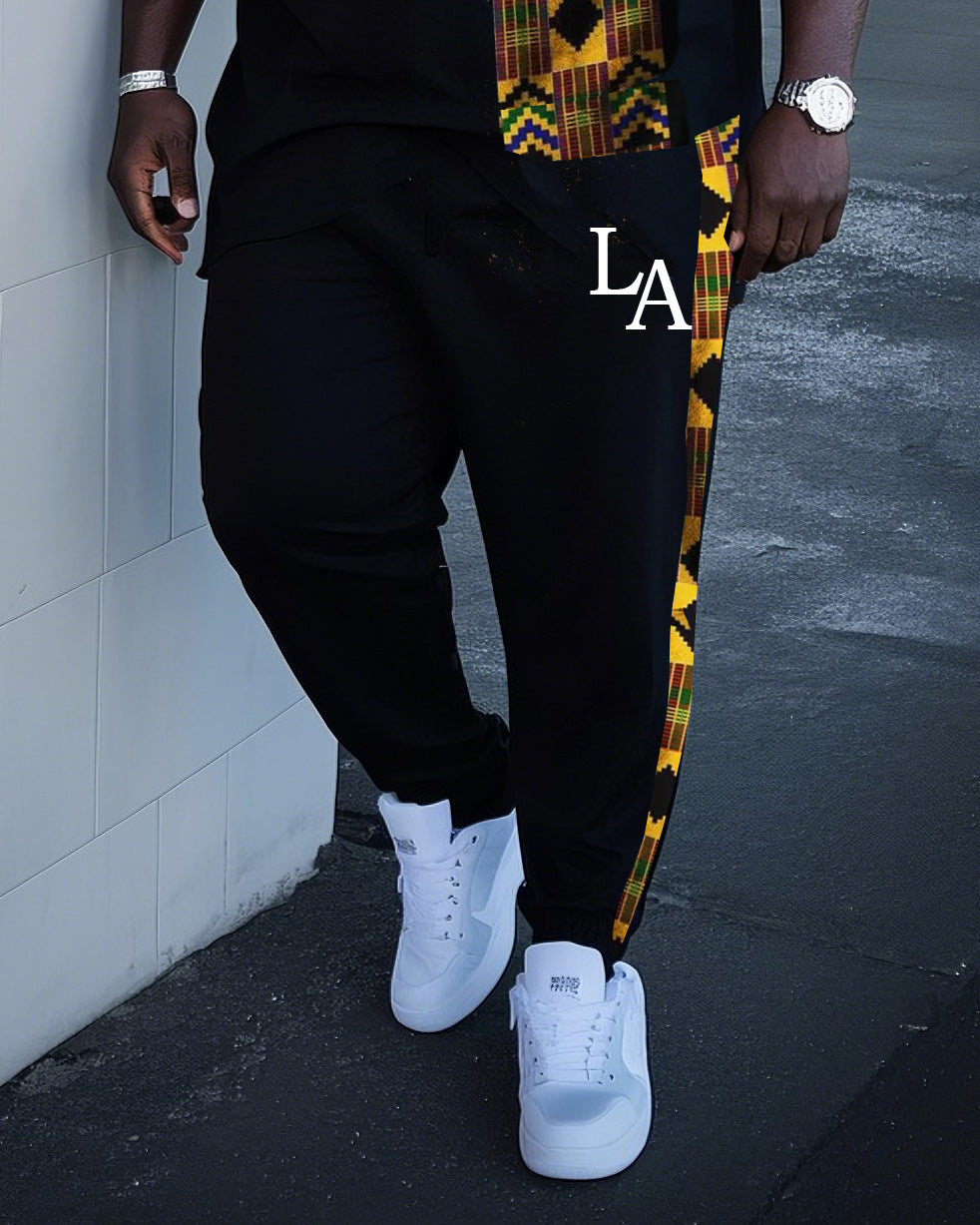 Big & Tall Graphic Two-piece Set for big men view 3