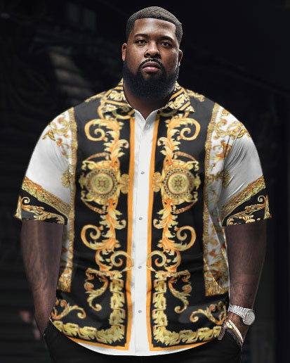 Big & Tall Patchwork Jeans for big men view 2