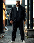 Big & Tall Colorblock Two-piece Set for big men view 1