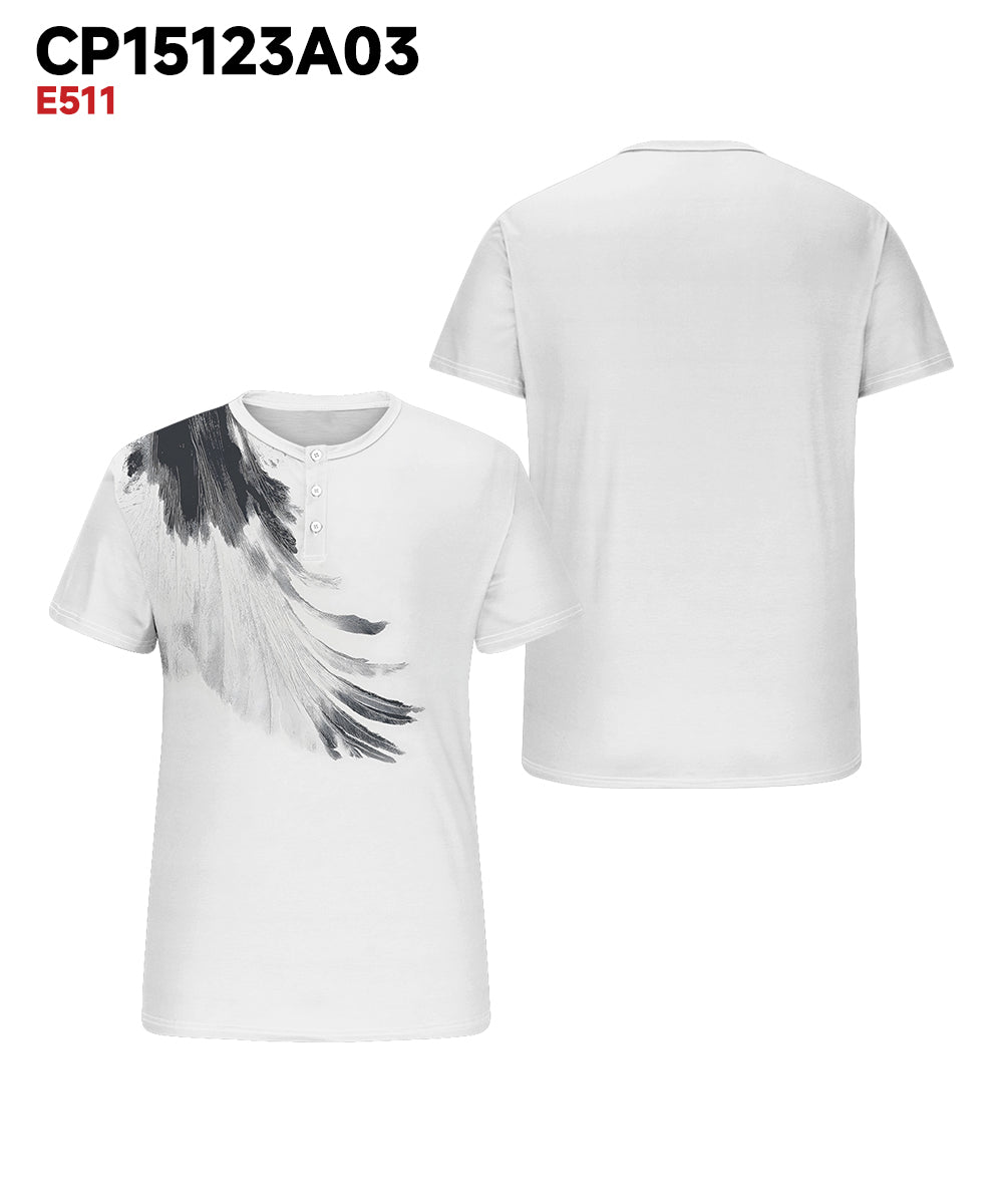 Big & Tall Geometric Graphic T-Shirt for big men view 3