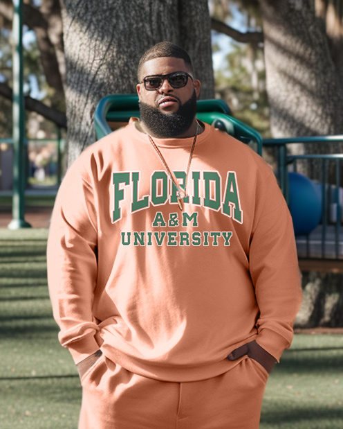 Big & Tall Graphic Two-piece Set for big men view 2