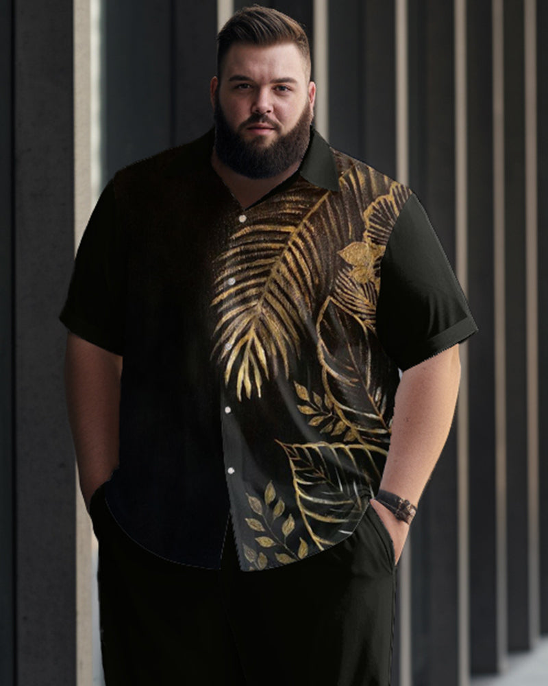 Big & Tall T-Shirt Pants Set for big men view 2