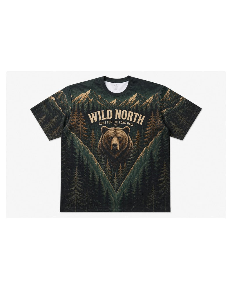 Big & Tall Graphic T-Shirt Shorts Set for big men view 2