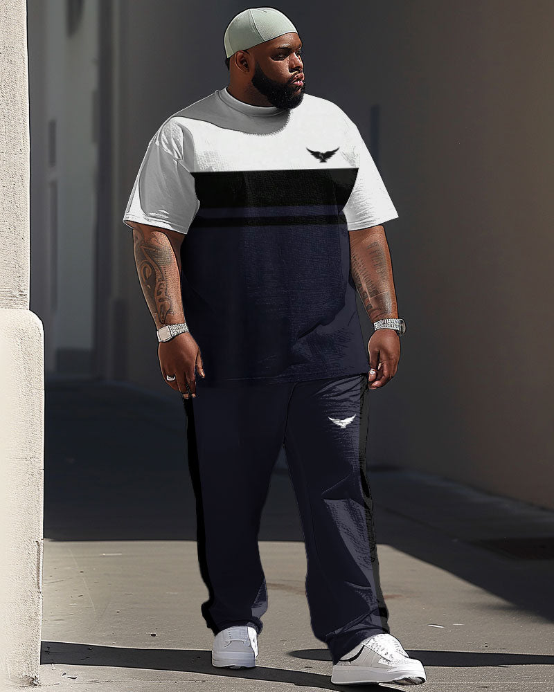 Big & Tall Colorblock Jeans for big men view 1