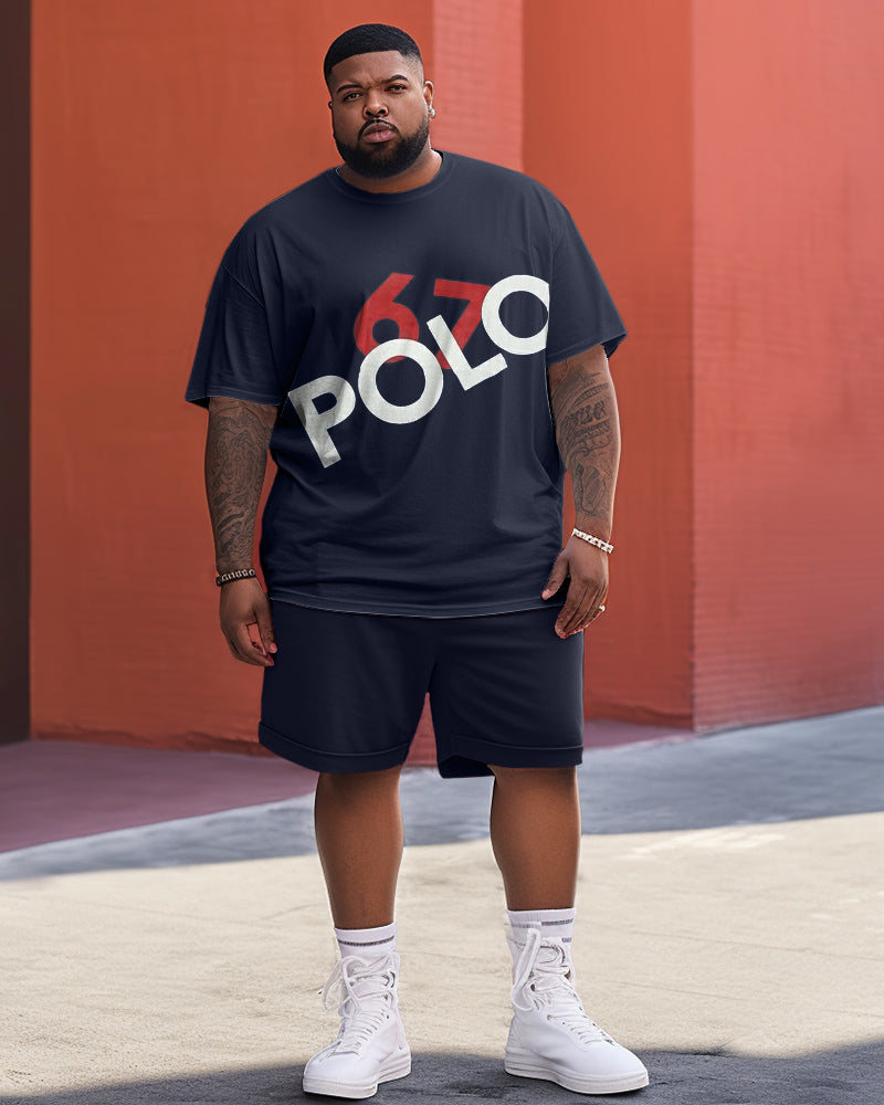 Big & Tall Graphic Two-piece Set for big men view 1