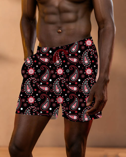 Big & Tall Colorblock Shorts for big men