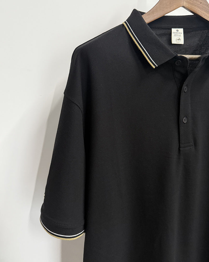 Big & Tall Business Casual Streetwear Polo Shirt for big men view 6