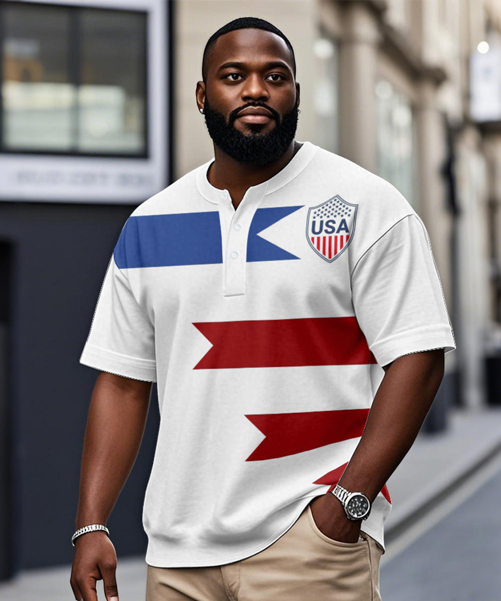 Big & Tall Colorblock T-Shirt for big men view 1