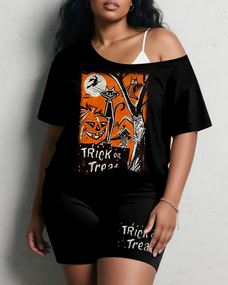 Big & Tall Graphic Graffiti Two-piece Set for big men view 1
