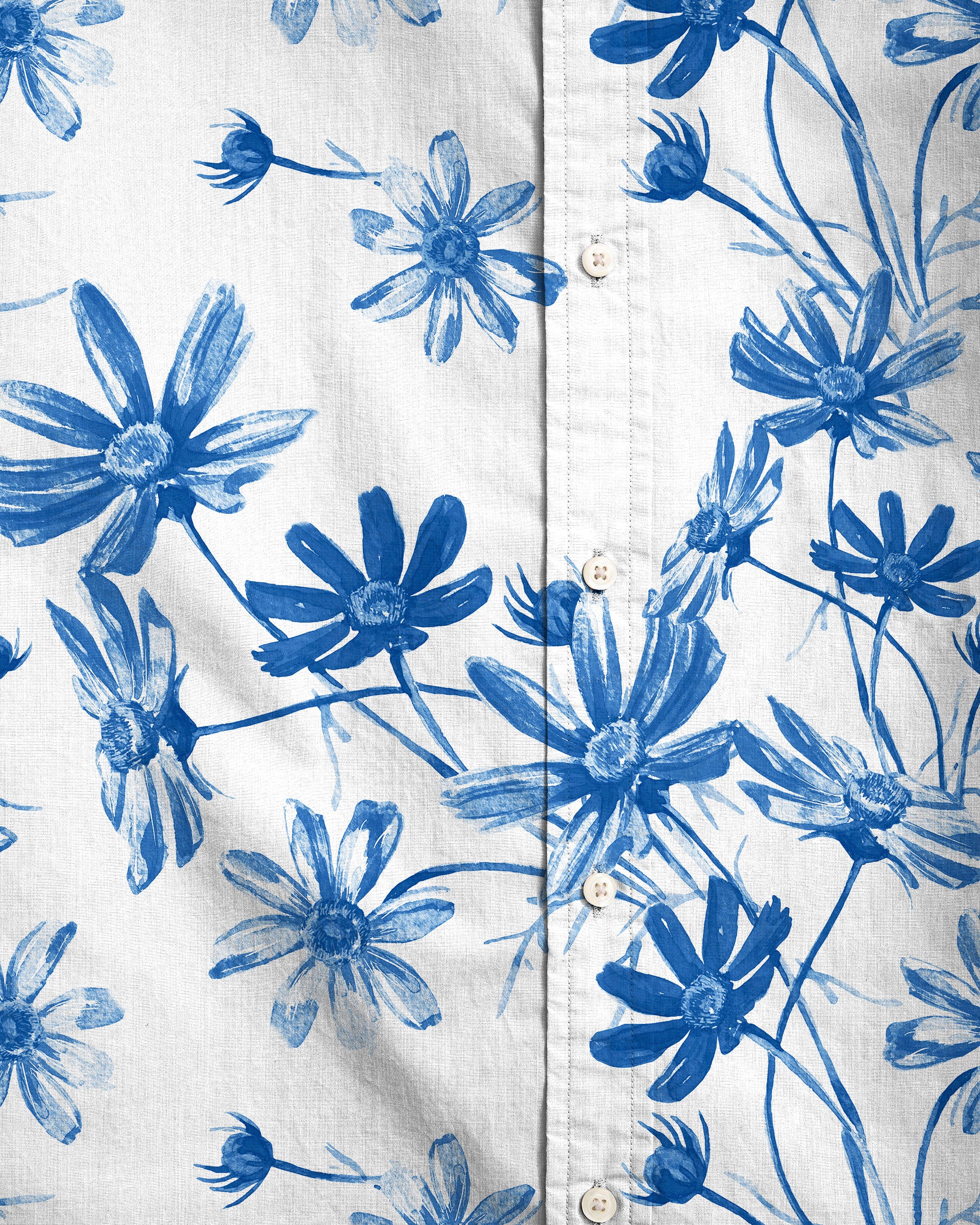 Big & Tall Floral Short Sleeve Shirt for big men view 4