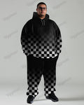 Big & Tall Gradient Graphic Hoodie for big men view 1
