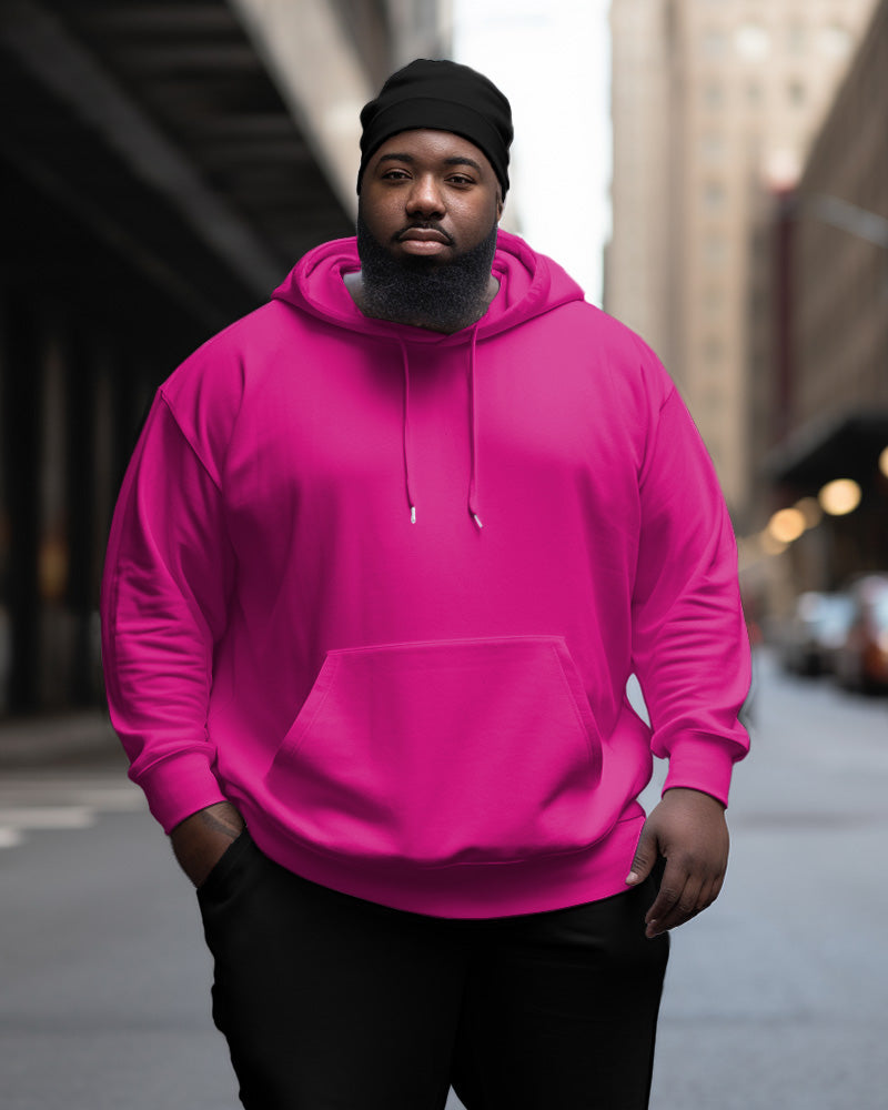 Big & Tall Solid Color Hoodie for big men view 11