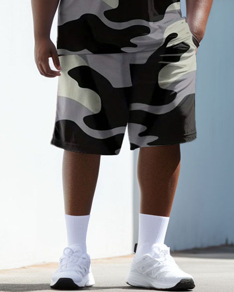 Big & Tall Camouflage Athletic Tank Top for big men view 4
