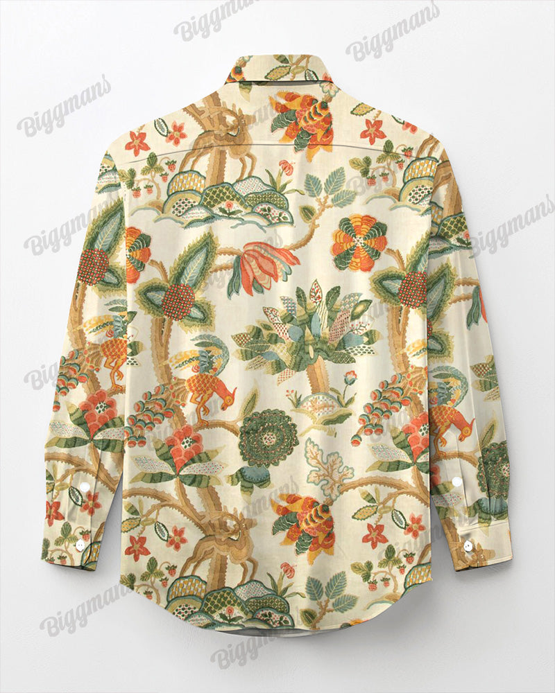 Big & Tall Vintage Long Sleeve Shirt for big men view 3