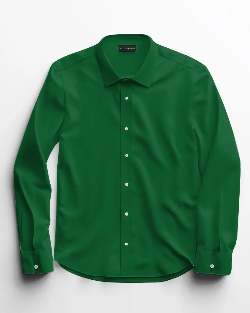 Big & Tall Solid Color Long Sleeve Shirt for big men view 17
