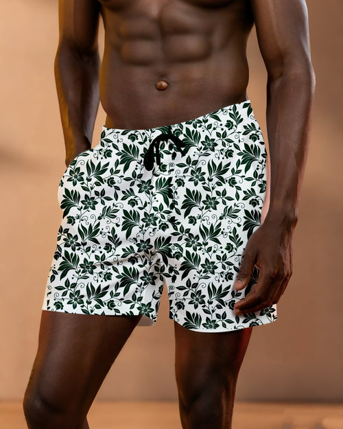 Big & Tall Graphic Floral Shorts for big men