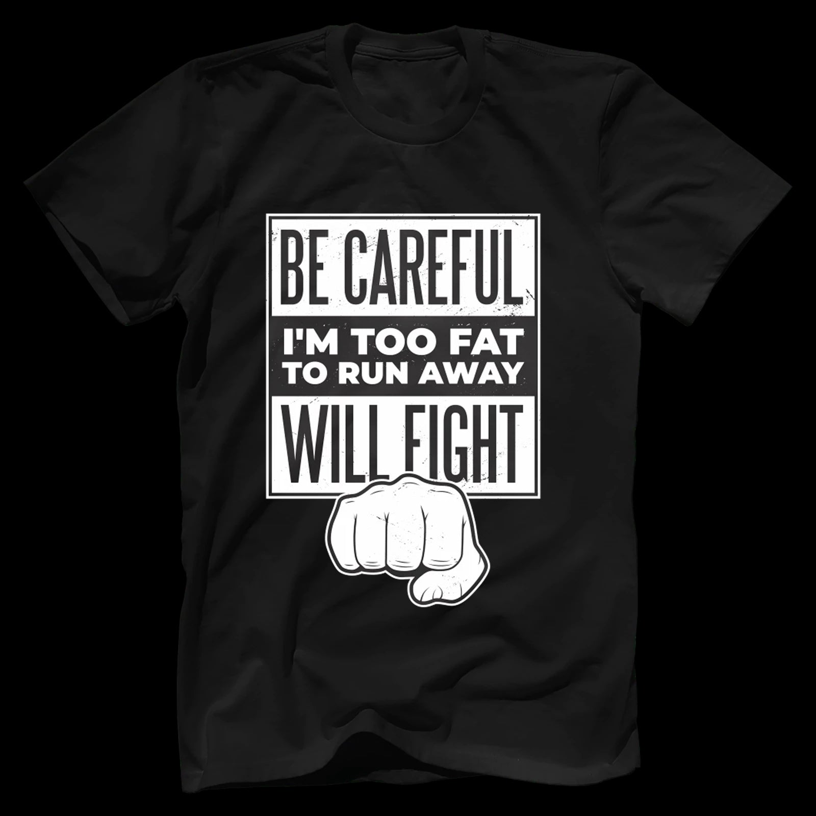 Big & Tall Black Graphic Streetwear T-Shirt for big men view 2