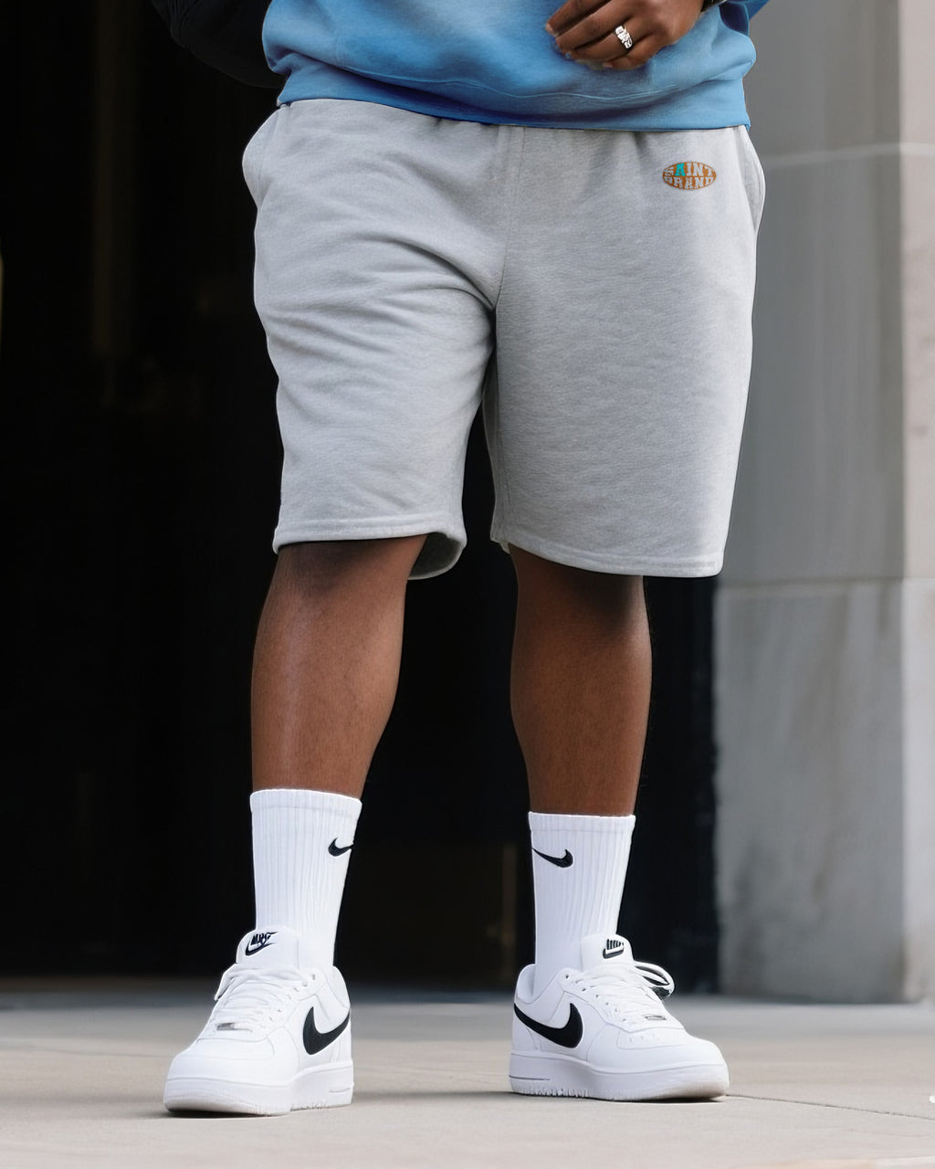 Big & Tall Skull Hoodie for big men view 3