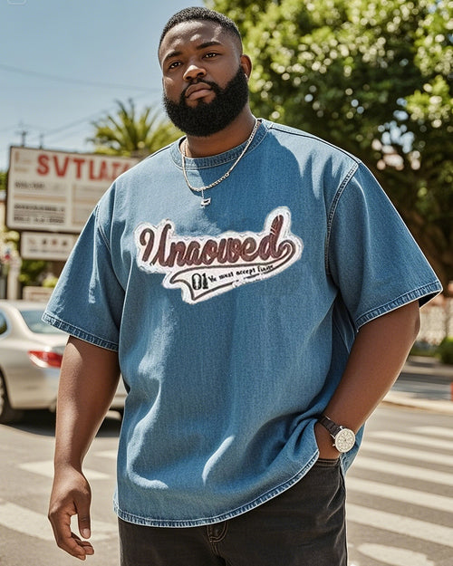 Big & Tall Denim T-Shirt for big men
