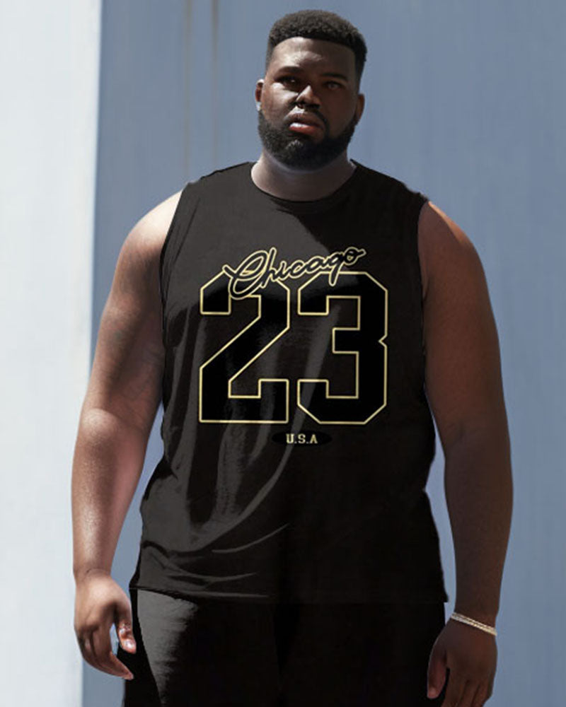 Big & Tall Athletic Two-piece Set for big men view 3