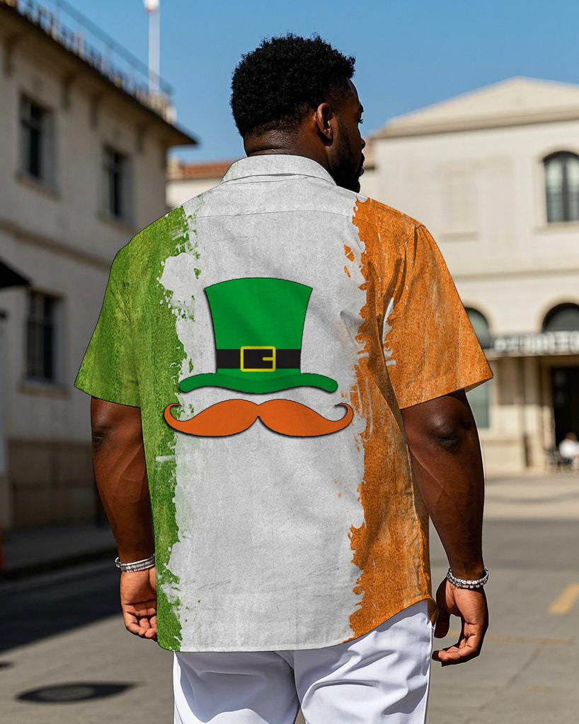 Big & Tall Streetwear Short Sleeve Shirt for big men view 2