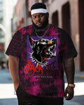 Big & Tall Graffiti Streetwear T-Shirt for big men