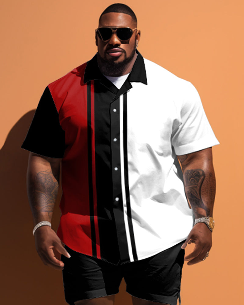 Big & Tall Striped Jeans for big men view 2