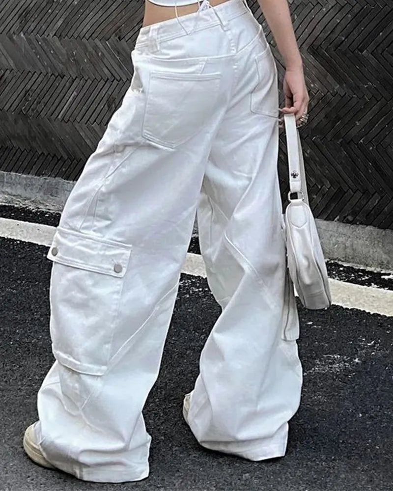 Big & Tall White Denim Jeans for big men view 5