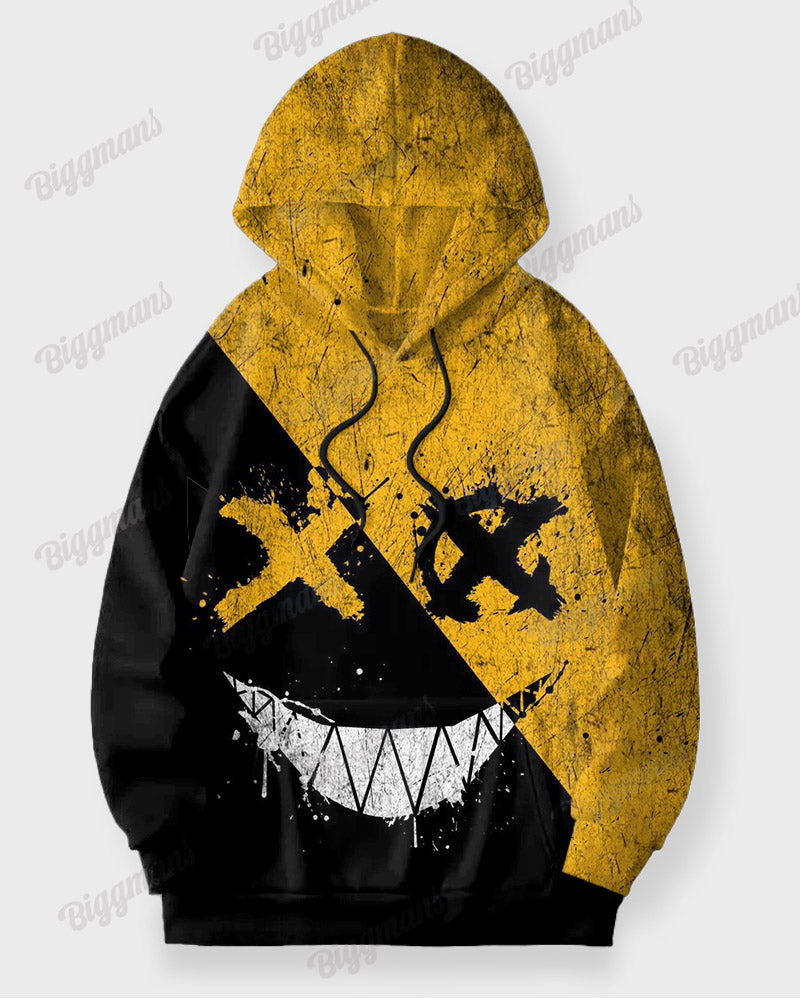 Big & Tall Colorblock Hoodie Sweatpants Set for big men view 2