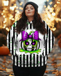 Big & Tall Colorblock Striped Graphic Hoodie for big men