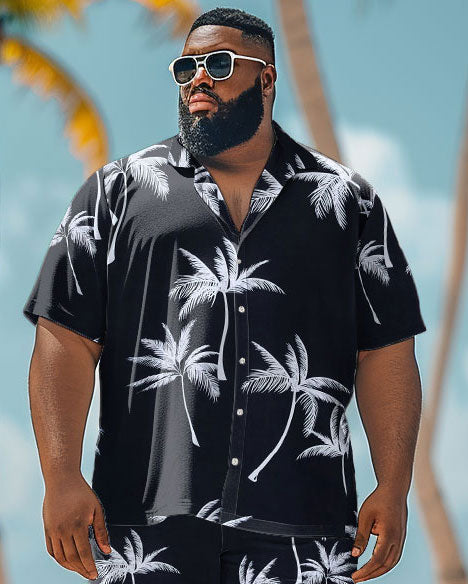 Big & Tall Hawaiian Graphic Jeans for big men view 3