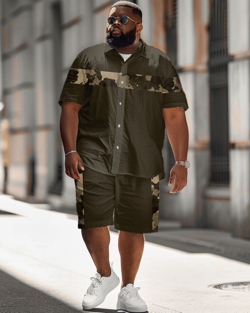 Big & Tall Graphic Camouflage Vintage Jeans for big men view 1