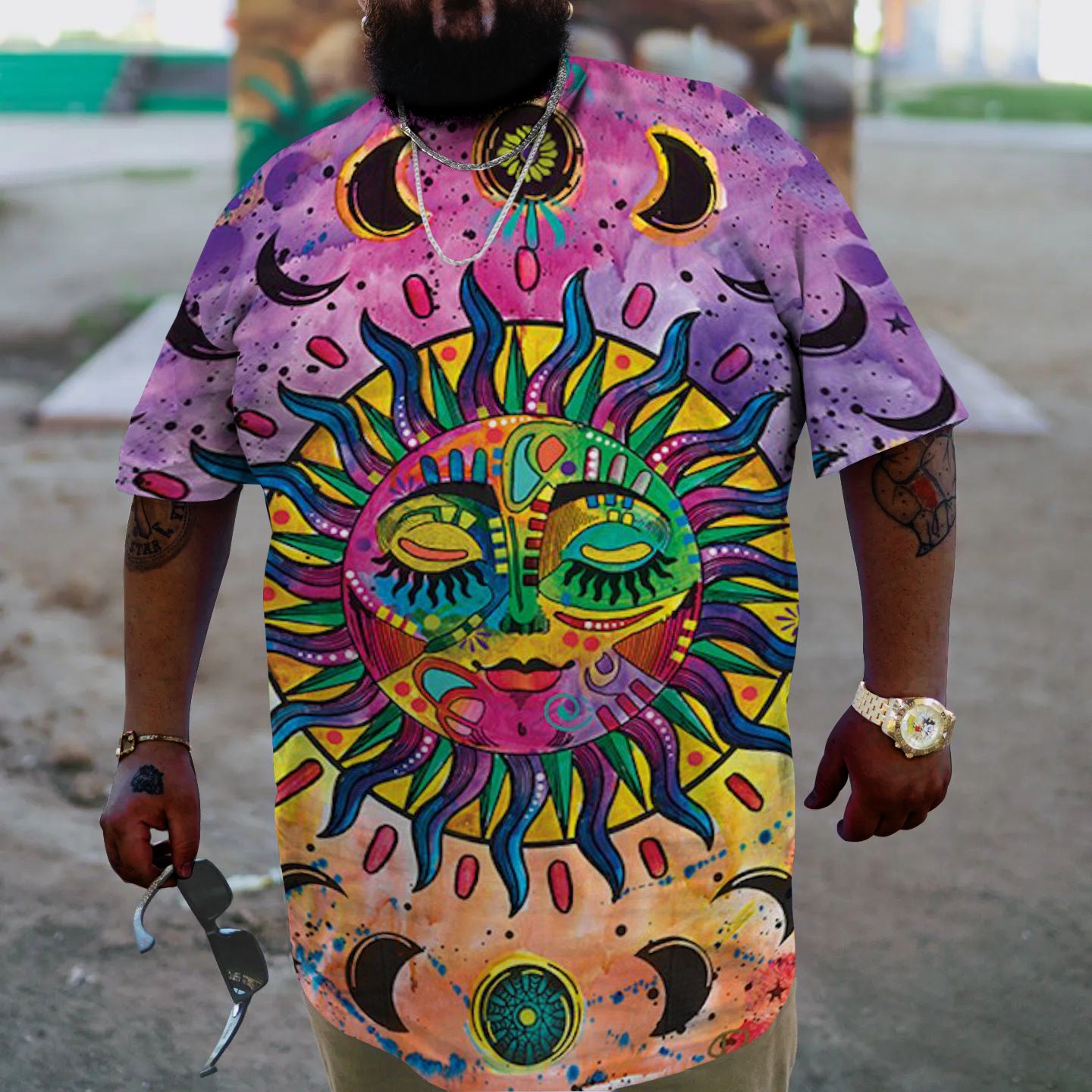 Big & Tall Streetwear T-Shirt for big men