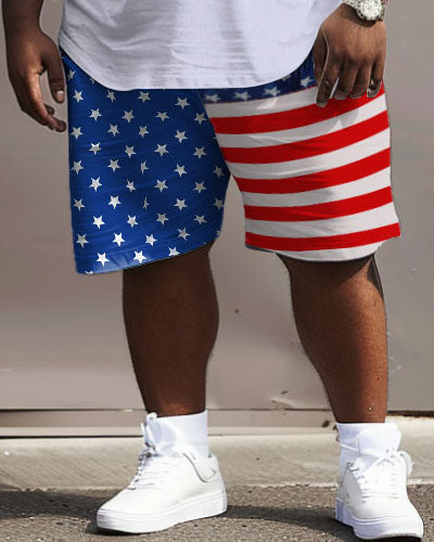 Big & Tall Graphic Two-piece Set for big men view 4
