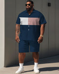 Big & Tall Colorblock Streetwear Jeans for big men view 1