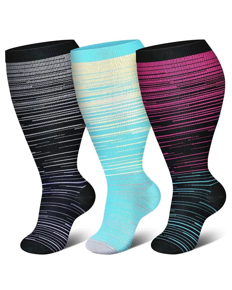 Big & Tall Gradient Striped Athletic Men's Clothing for big men view 12